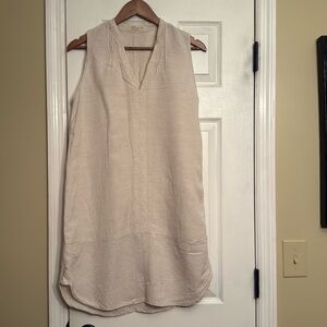 New boho Boheme medium Just living Tan Women's Dress Anthropologie $98 medium